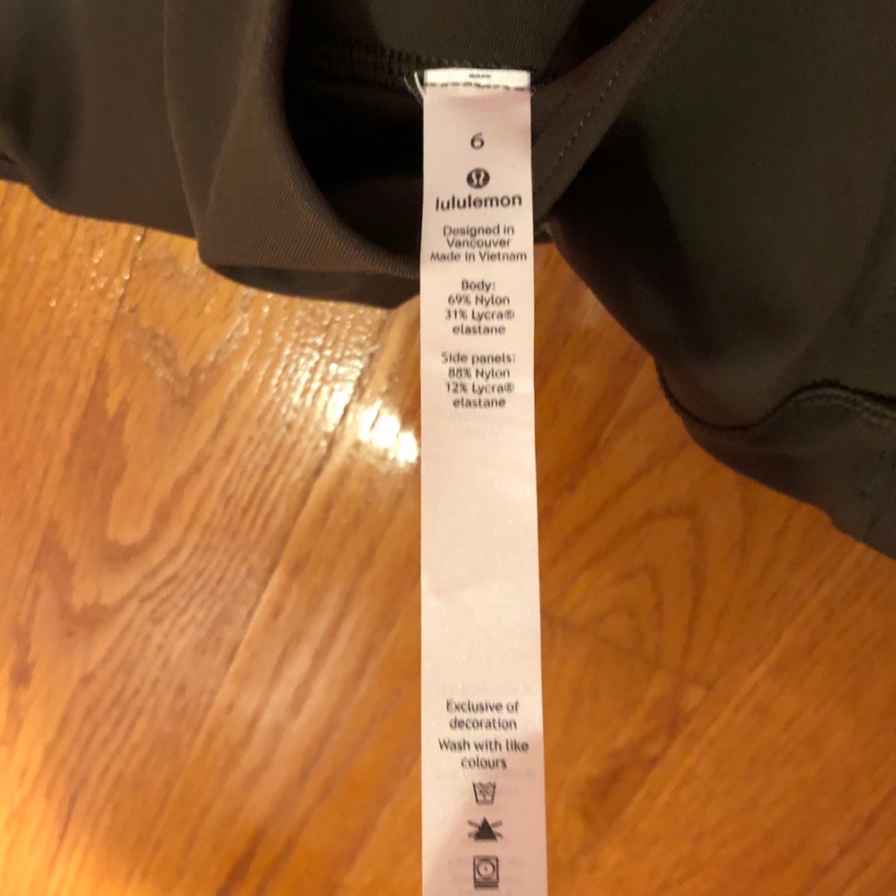 Lululemon Olive Leggings Luxtreme